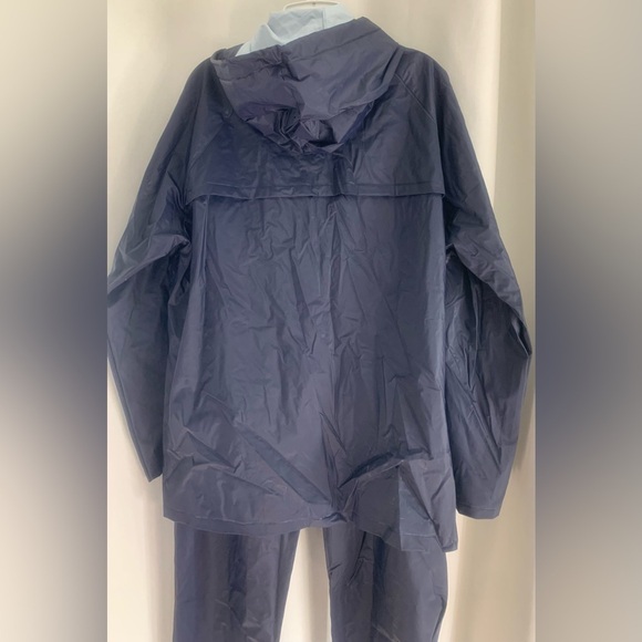 Tingley Blue Rain Suit Unisex/Adult,  Zip Front Jacket w/Pants, Vented, Size M - Picture 4 of 14